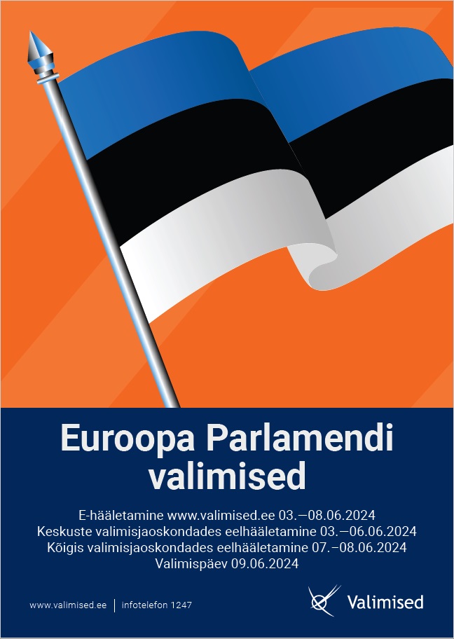 Euroopa Parlamendi valimistele kutsuv plakat